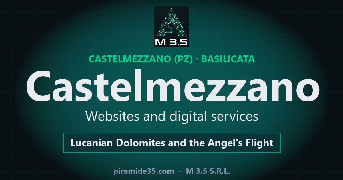 Castelmezzano: websites and digital services — Lucanian Dolomites and the Angel's Flight