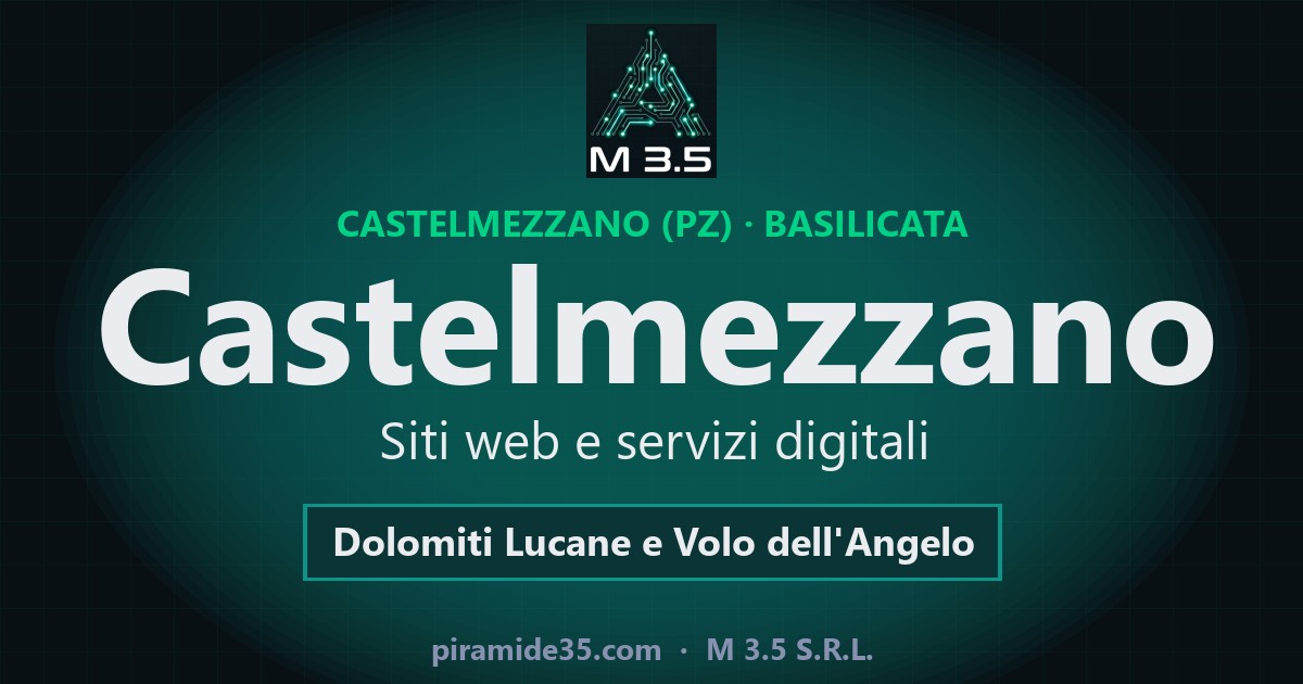 Castelmezzano: siti web e servizi digitali — Dolomiti Lucane e Volo dell'Angelo
