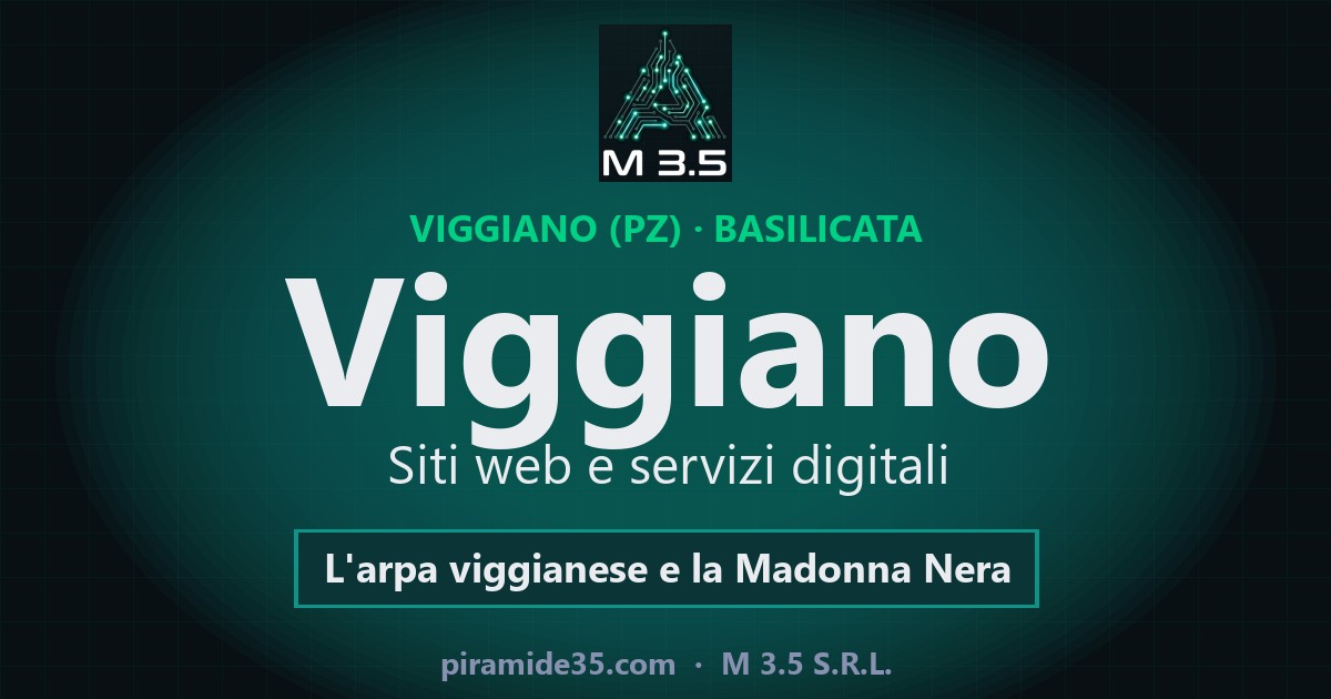 Viggiano: siti web e servizi digitali — L'arpa viggianese e la Madonna Nera