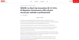 Official SMAU Press Room release about M 3.5 S.R.L. and Massimo Castronuovo